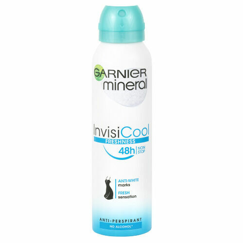 Garnier Mineral Invisi Cool deodorant ve spreji proti bílým skvrnám s chladivým efektem 150ml porovnat ceny