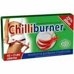 Chilliburner podpora hubnutí tablety 45 + 15 zdarma porovnat ceny