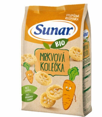 Sunar BIO Křupky Mrkvové kolečka 45g porovnat ceny