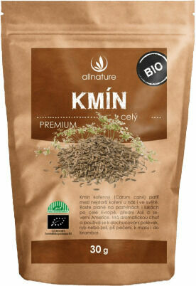 Allnature Kmín celý BIO 30g porovnat ceny