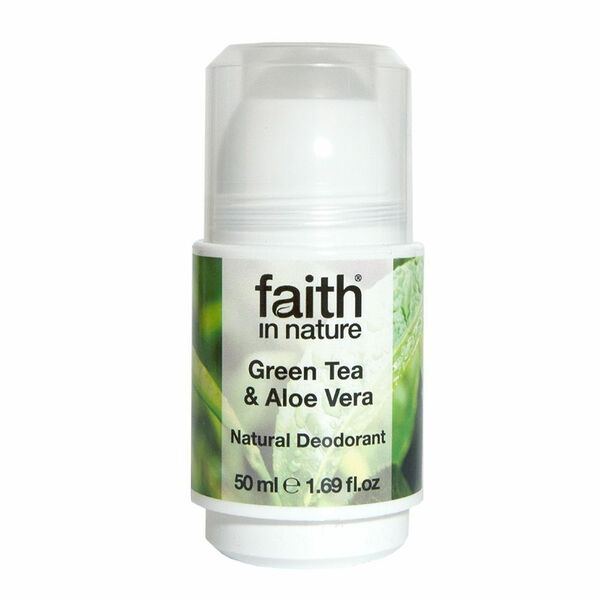 Faith in Nature Kuličkový deodorant pro ženy Green Tea 50 ml porovnat ceny