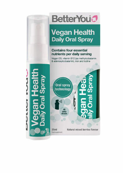 BetterYou Vegan Health D3, B12, železo a jód ve spreji 25ml porovnat ceny