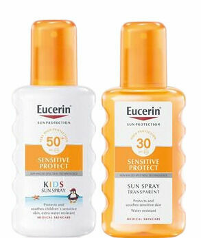 EUCERIN SUN Dětský sprej SPF50+Transparentní sprej SPF30 porovnat ceny