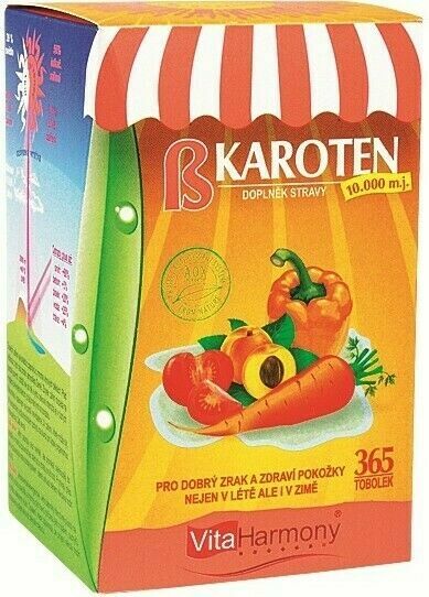 VitaHarmony Beta karoten 10 000 m.j. 365 tobolek porovnat ceny