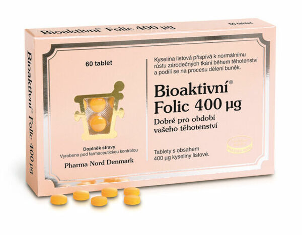 Bioaktivní Folic 60 tablet porovnat ceny