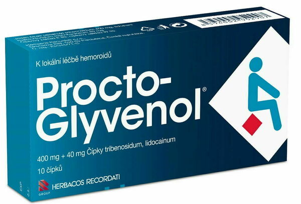 Procto-glyvenol rektalní čípek 10 porovnat ceny