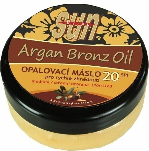 Sun Vivaco SUN Bronz Opalovací máslo SPF20 s argan.olej.200ml porovnat ceny