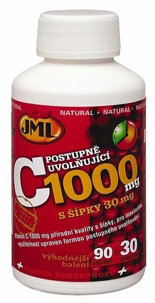 JML Vitamin C 1000mg s šípky 120 tablet porovnat ceny