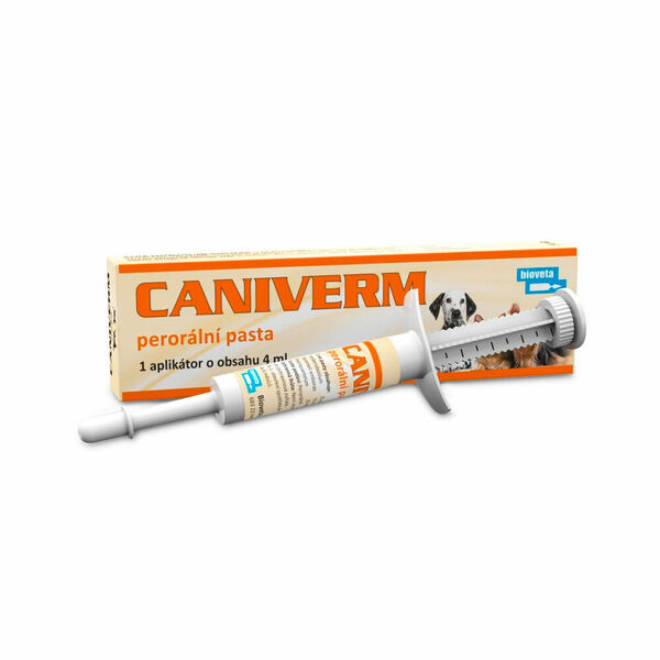 BIOVETA Caniverm perorální pasta  pro psy a kočky 4 ml porovnat ceny