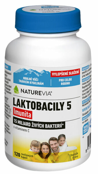 Swiss NatureVia Laktobacily 5 Imunita 120 kapslí porovnat ceny