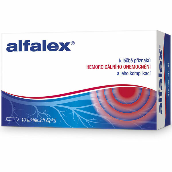 ALFALEX Rektální čípek 10 x 2,5g porovnat ceny