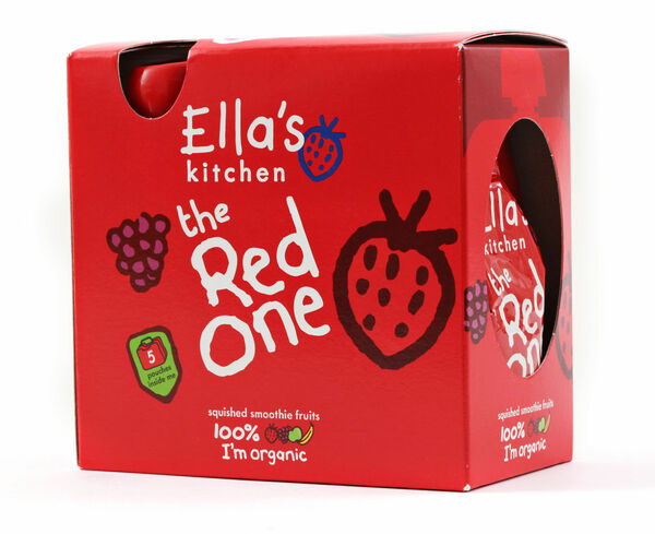 Ellas Kitchen BIO Ovocné pyré Red One Jahoda kapsička 5x90 g porovnat ceny