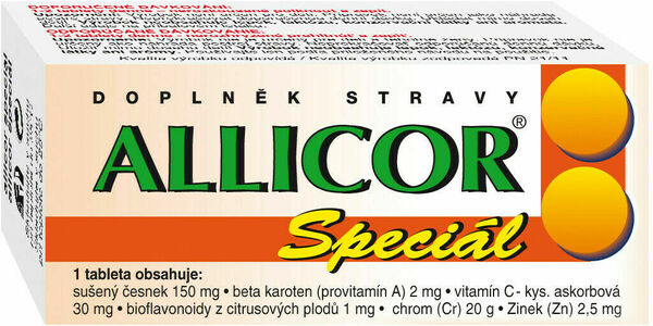 Allicor Speciál 60 tablet porovnat ceny