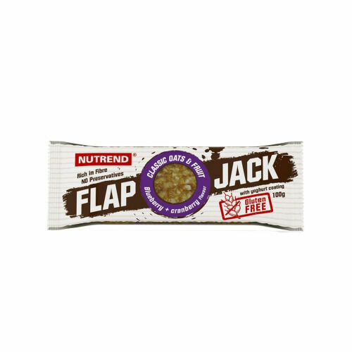 Nutrend  Flap Jack Gluten Free 100g Borůvka + brusinka porovnat ceny