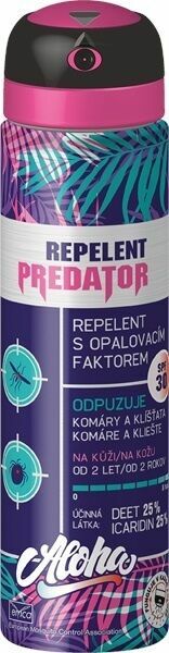 Repelent PREDATOR ALOHA SPF30 spray 90ml porovnat ceny
