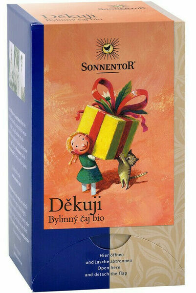 Sonnentor  Bio Děkuji - bylinný čaj 27g dvoukomorový (18sáčků) porovnat ceny