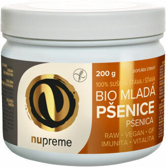 Nupreme BIO Mladá pšenice 200g porovnat ceny