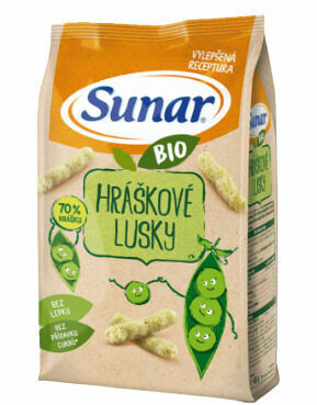 Sunar BIO Křupky Hráškové lusky 45g porovnat ceny