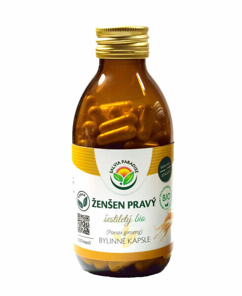 Salvia Paradise Ženšen pravý 6letý - ginseng BIO 120 kapslí porovnat ceny