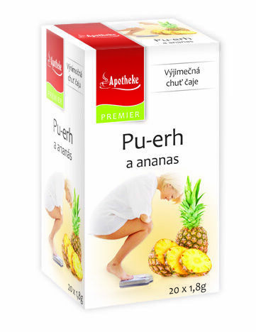 Apotheke Pu-erh a ananas čaj 20 x 1.8g n.s. porovnat ceny
