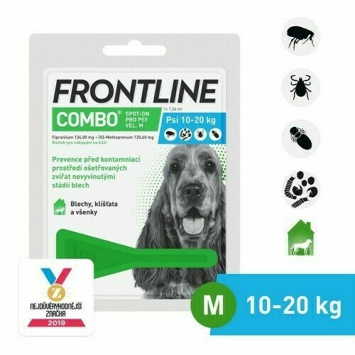 Frontline Combo Spot on Dog M pipeta 1x1.34ml porovnat ceny