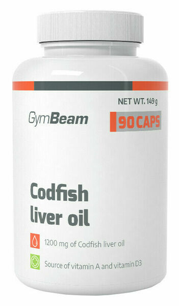 GymBeam Codfish liver oil 90 kapslí porovnat ceny