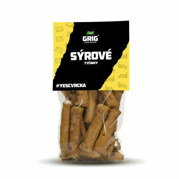 Grig  Sýrové Cvrččí tyčinky 100g porovnat ceny