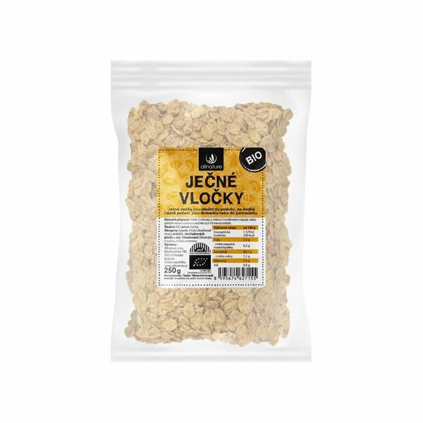 Allnature Ječné vločky BIO 250g porovnat ceny