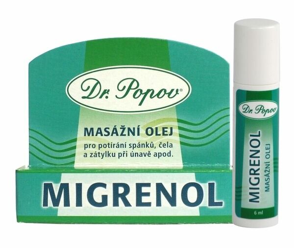 Dr.Popov Migrenol Roll-on masážní olej 6ml porovnat ceny