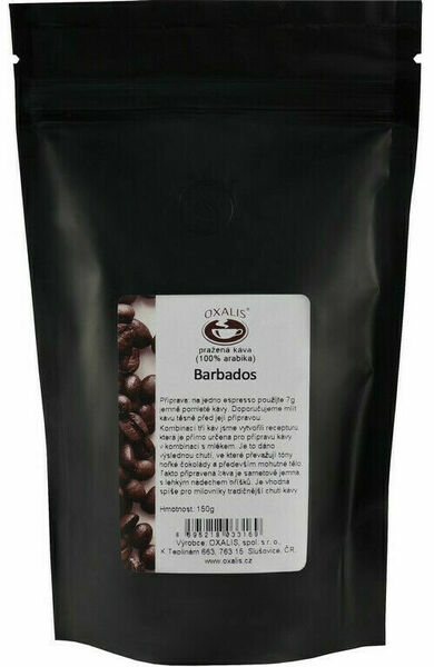 OXALIS  Oxais Barbados - mletá káva 150g porovnat ceny