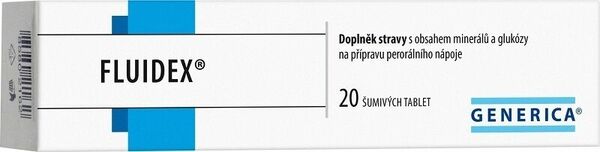 Generica Fluidex 20 šumivých tablet porovnat ceny