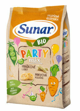 Sunar BIO Křupky Party mix 45g porovnat ceny