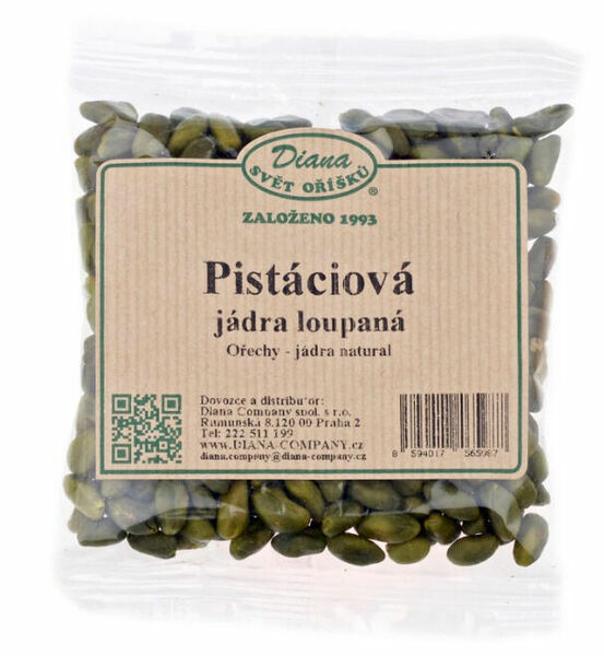 Diana Company Pistáciová jádra loupaná 100g porovnat ceny