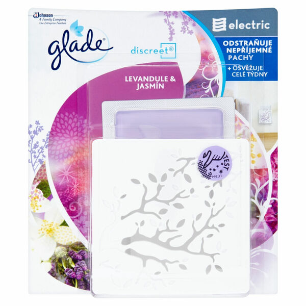 GLADE by Brise Discreet Electric levandule & jasmín elektrický osvěžovač vzduchu 8 g porovnat ceny