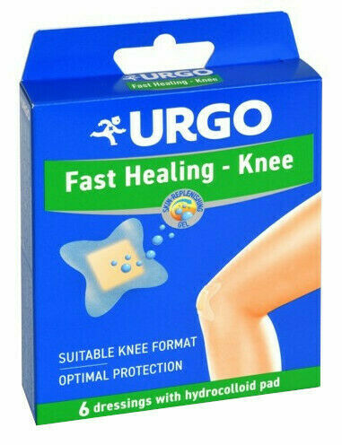URGO FAST HEALING-KNEE Na kolena hydrok.nápl.6ks porovnat ceny