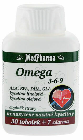 MedPharma Omega 3-6-9, 37 tobolek porovnat ceny
