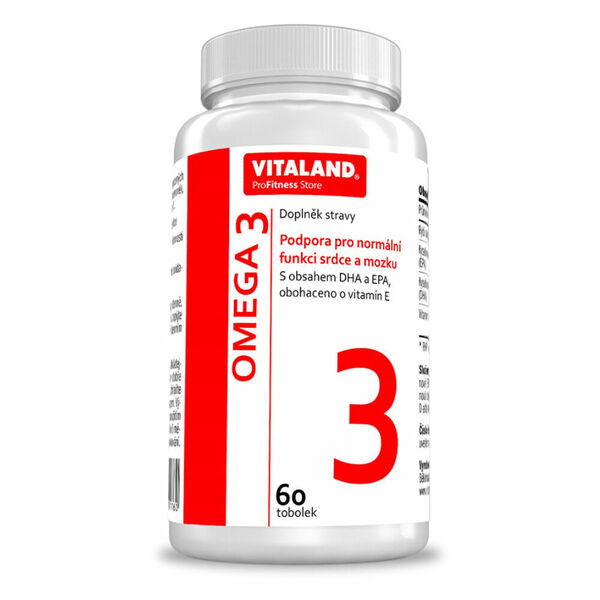 VITALAND Omega 3 60 tobolek porovnat ceny