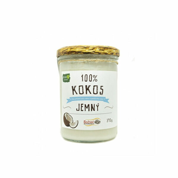 BOŽSKÉ OŘÍŠKY Kokosový krém jemný 390 g porovnat ceny