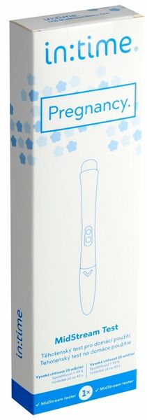 Intime Pregnancy MidStream těhotenský test 1ks porovnat ceny