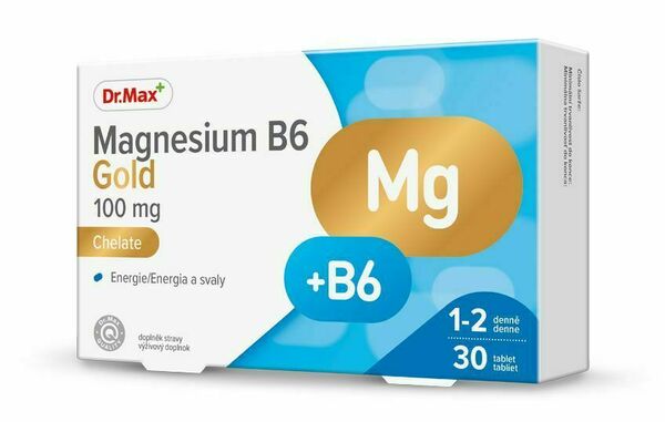 Dr.Max Magnesium B6 Gold 30 tablet porovnat ceny