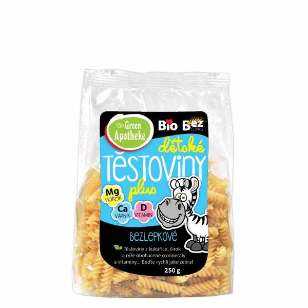 GREEN APOTHEKE Těstoviny dětské BIO ZEBRA 250 g porovnat ceny