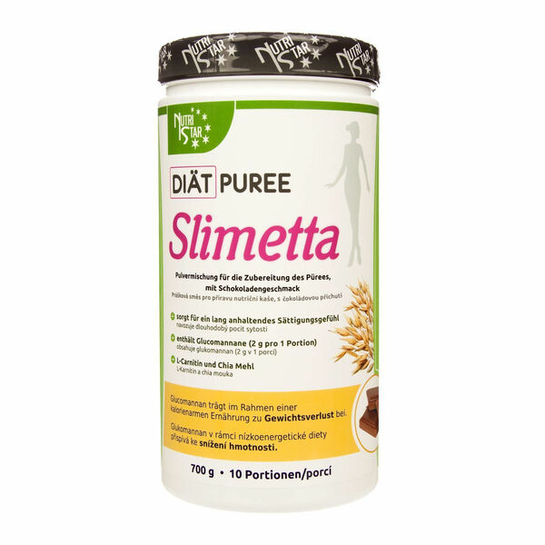 Nutristar Diät Puree SLIMETTA kaše 700 g čokoláda porovnat ceny
