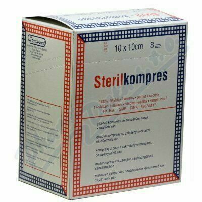 Gáza kompr.ster.10x10cm/25x2 8vrst. Steriwund porovnat ceny