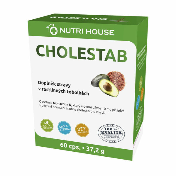 NUTRI HOUSE CHOLESTAB 60 kapslí porovnat ceny