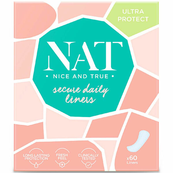 NAT nice & true Slipové vložky – secure daily 60 ks porovnat ceny