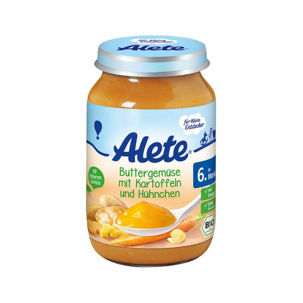 ALETE Bio Mrkev s bramborem a kuřecím masem 190 g porovnat ceny