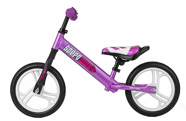 Milly Mally Dětské odrážedlo kolo Speedway 12" violet porovnat ceny