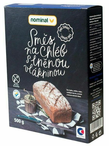 Nominal  Bezlepková směs na chléb s lněnou vlákninou 500g porovnat ceny