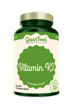 GreenFood Nutrition Vitamin K2 60cps porovnat ceny