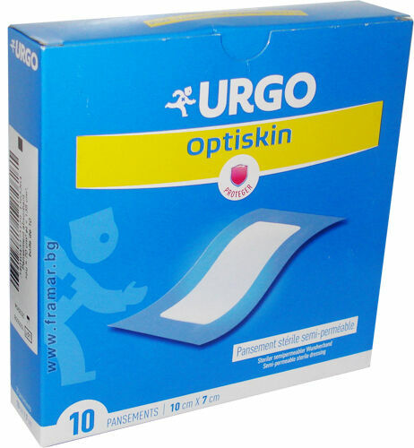 URGO OPTISKIN Pooperační nápl.transp.10x7cm 10ks porovnat ceny